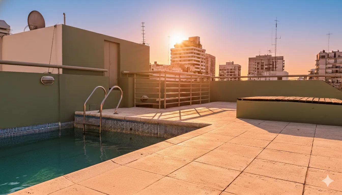 Excelente categoría con Piscina, 3 huéspedes en Recoleta